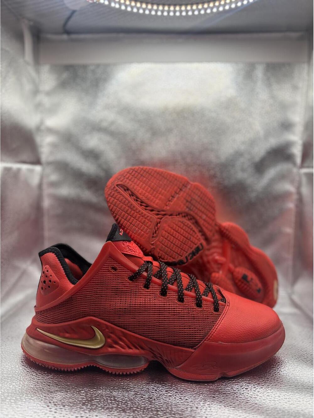 Nike LeBron 19 low light crimson